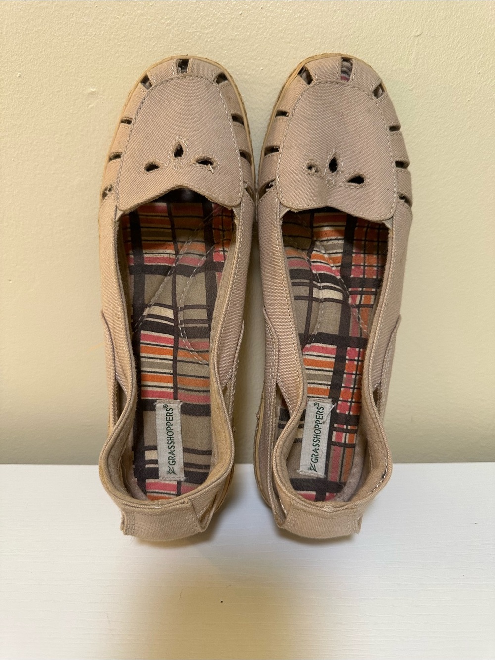 Grasshoppers Women’s Beige Slip-On Loafers